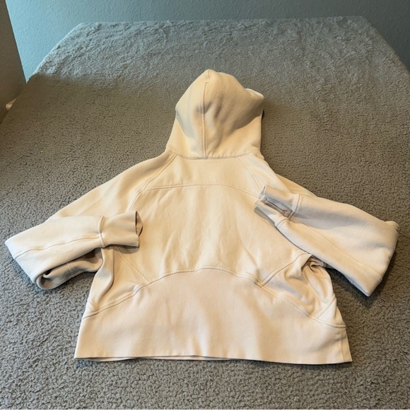 Lululemon Scuba Oversized Half-Zip Hoodie White Opal M/L - Picture 2 of 11